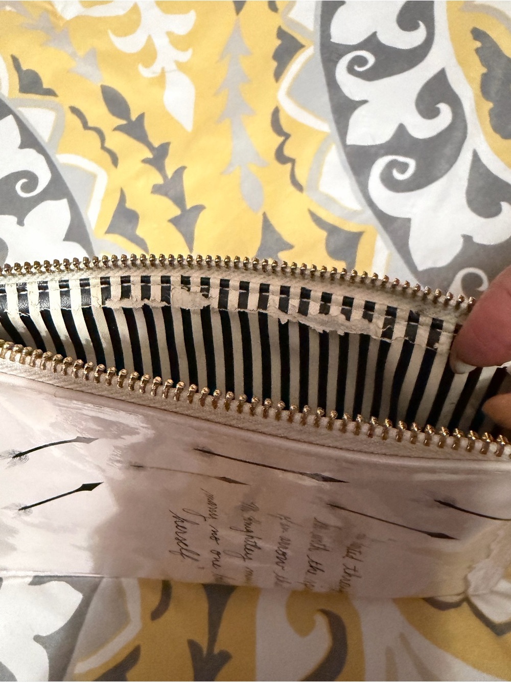 Kate Spade Pencil Zip Pouch - Jane Austen Limited Edition EMMA- LIMITED EDITION - Picture 7 of 9